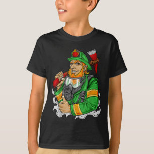 St. Patrick's Day Firefighter T-Shirt