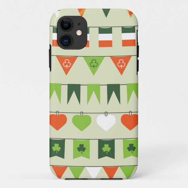 st patricks day flag Case-Mate iPhone case (Back)