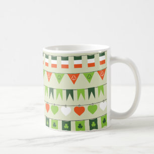 st patricks day flag coffee mug