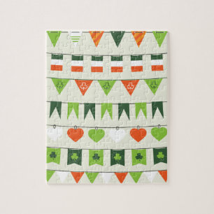 st patricks day flag jigsaw puzzle