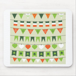st patricks day flag mouse mat