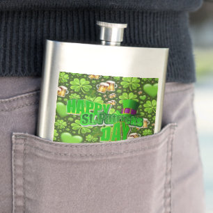 St. Patrick's Day Flask