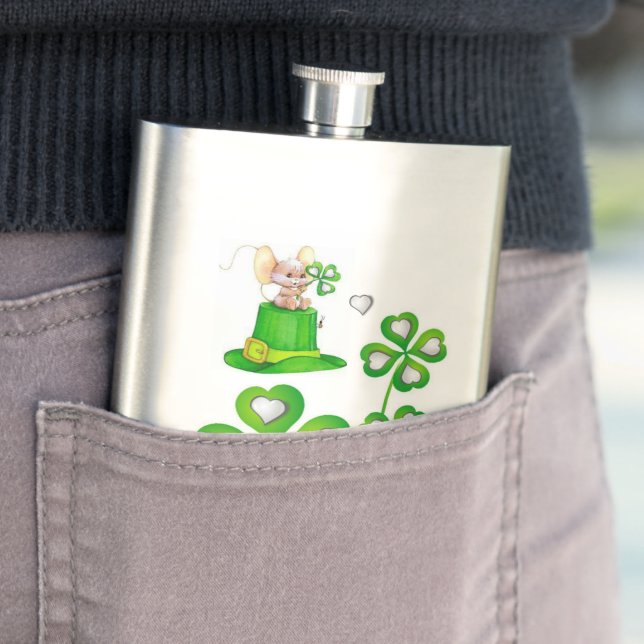 St. Patrick's Day Flask (In Situ)