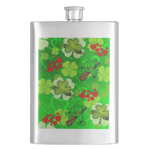 St. Patrick's Day Flask