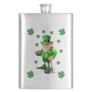 St. Patrick's Day Flask