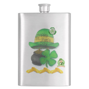 St. Patrick's Day Flask