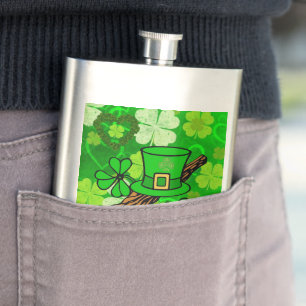 St. Patrick's Day Flask