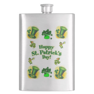 St. Patrick's Day Flask