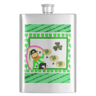 St. Patrick's Day Flask