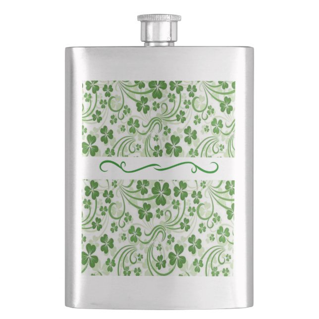 St. Patrick's Day Flask (Front)