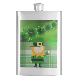St. Patrick's Day Flask