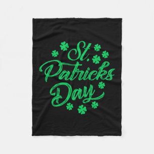 St Patricks Day Fleece Blanket