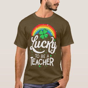 St Patricks Day For Teacher Kindergarten Rainbow T-Shirt