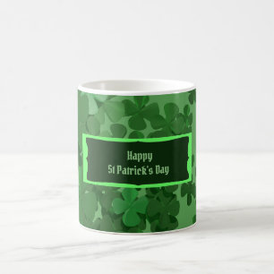 St. Patrick's Day  Four-leaf clover Coffee Mug