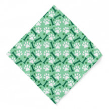 St Patricks Day Four Leaf Clover Dog Bone