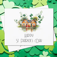St. Patrick's Day Four Leaf Clover House Realty