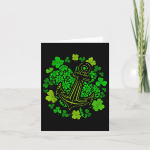 St Patricks Day Four Leaf Clover - Lucky Cruise Bo Card