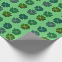 St. Patrick's Day Four Leaf Clover Pattern