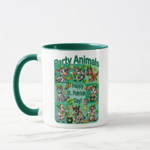 St. Patrick's Day Fun and Adorable "Party Animals" Mug