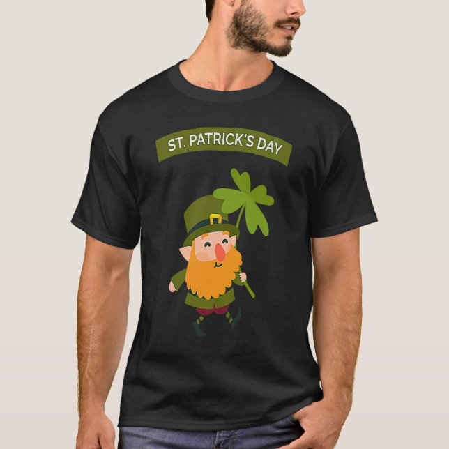 St Patrick's Day Fun Beer Drink Party Dublin Irlan T-Shirt (Front)