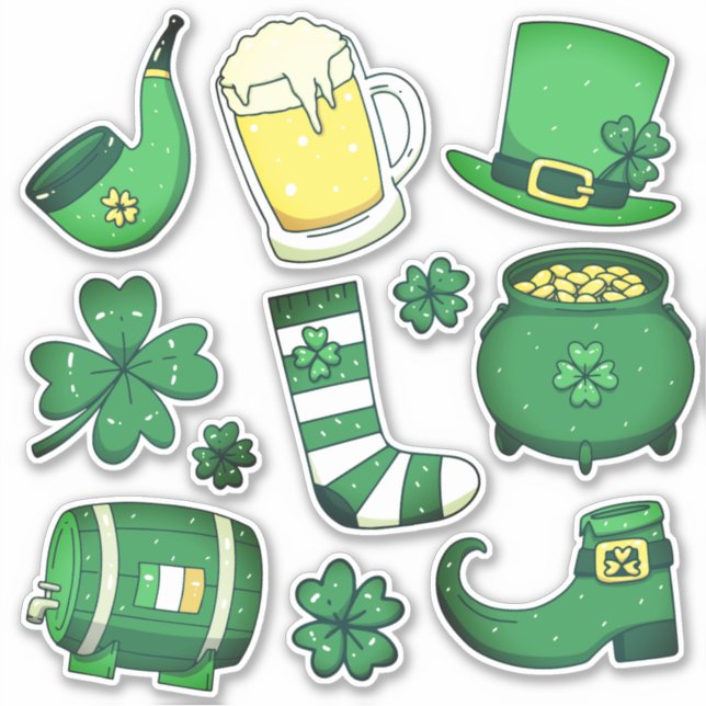 St. Patrick's Day Fun Green Craft (Front)