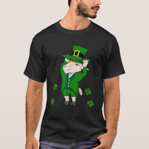 St Patricks Day Funny Goat Leprechaun Kids Boys T-Shirt