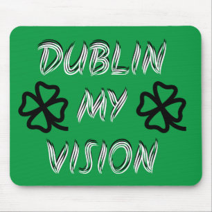 St. Patrick's Day Funny Humour Green Mouse Mat