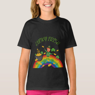 St. Patricks Day -Funny Lucky Irish Leprechaun     T-Shirt