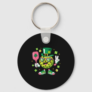 St patricks day funny lucky pickleball hat irish key ring