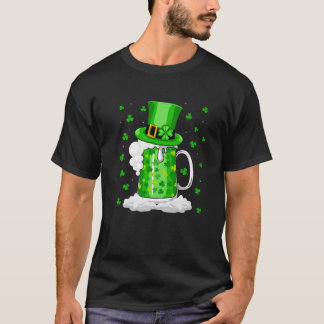St Patricks Day Funny Shamrock Irish Beer Drinking T-Shirt