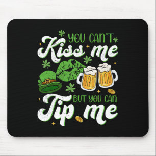 St Patrick's Day Funny Waitress Rtender Waiter Tip Mouse Mat