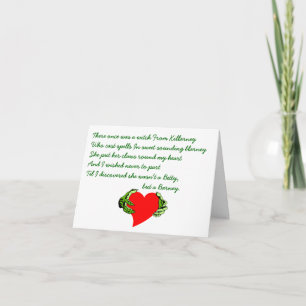 St Patrick's Day Gaelic Claddagh & CRC Limerick Card