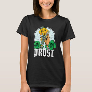 St Patricks Day German Dachshund Prost Drinking Be T-Shirt