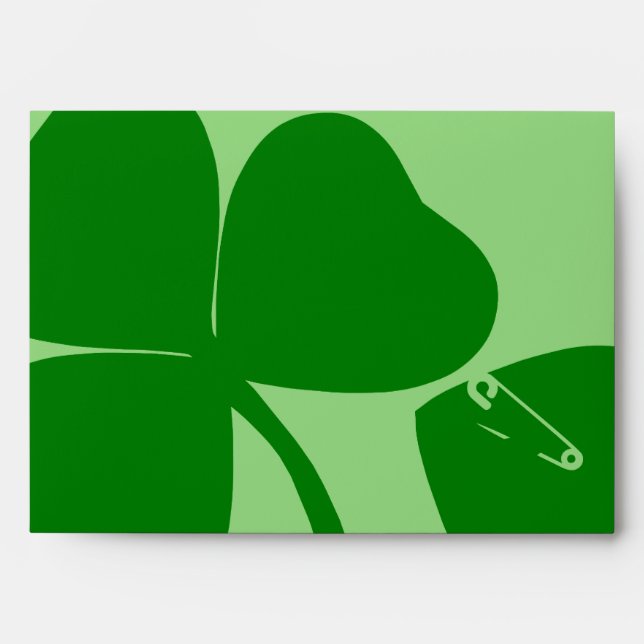 St Patrick's Day - Get Lucky 3+1 = 4 Envelopes (Front)