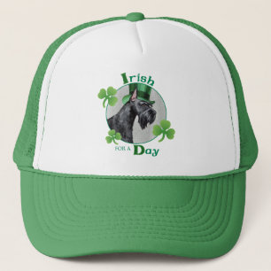 St. Patrick's Day Giant Schnauzer Trucker Hat