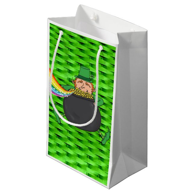 St. Patrick's Day Gift Bag (Front Angled)
