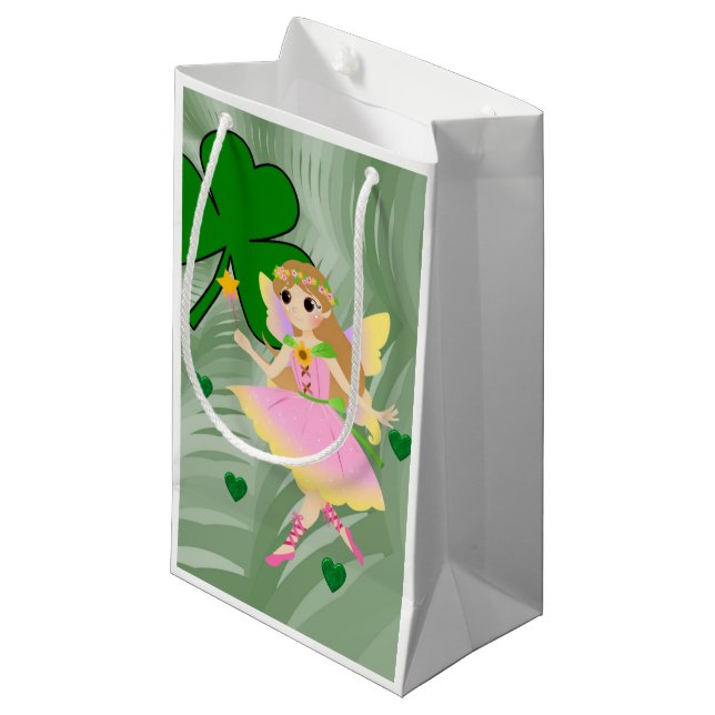St. Patrick's Day Gift Bag Fairy (Front Angled)