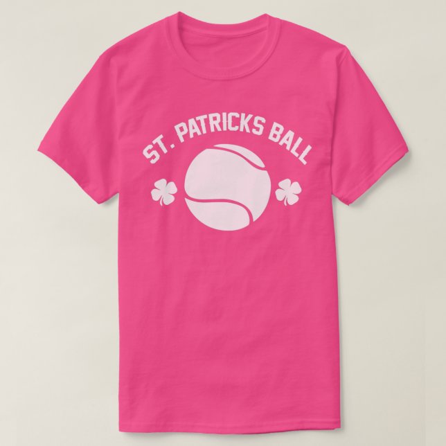 St Patricks Day Gift I Irish Tennis Costume 3 T-Shirt (Design Front)