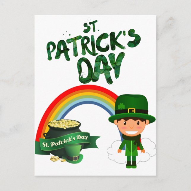 St Patrick's Day gifts Postcard (Front)