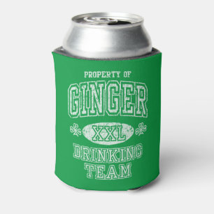 St Patrick's Day Ginger Drinking Team Can Cooler