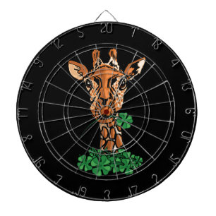 St. Patricks Day Giraffe   Dartboard