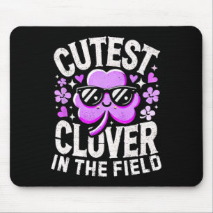 St Patricks Day Girls Toddler Boys Cutest Clover S Mouse Mat