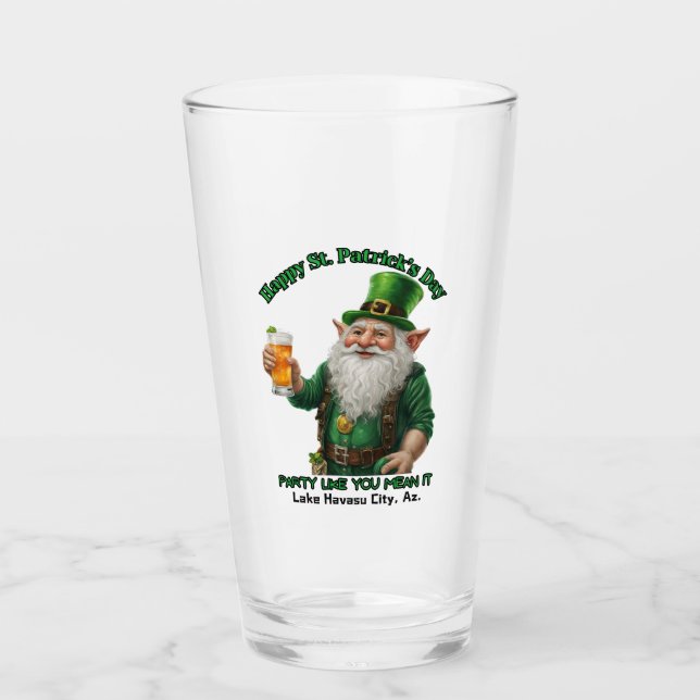St. Patrick's Day  Glass (Front)
