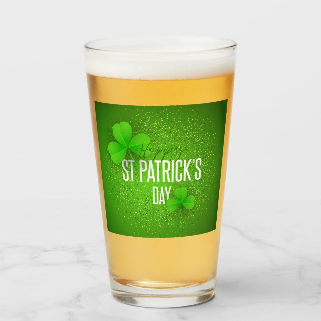 St Patrick's Day Glass (Front Filled)