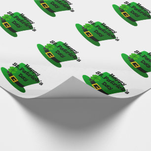St Patricks Day Glossy Wrapping Paper