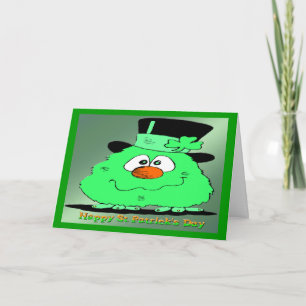St Patrick's Day Gnome Card