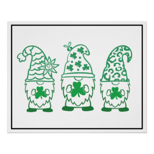 St. Patrick's Day Gnomes-60682 Poster