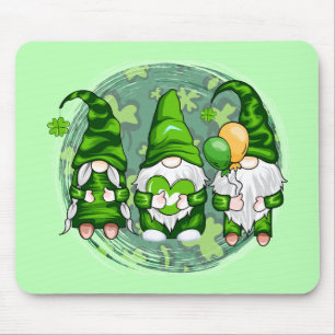 St. Patrick's Day Gnomes Shamrock Gnomes-54989 Mouse Mat