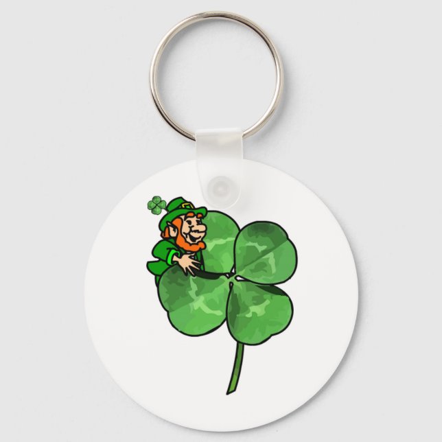 St. Patrick's Day - Go Irish! Key Ring (Front)