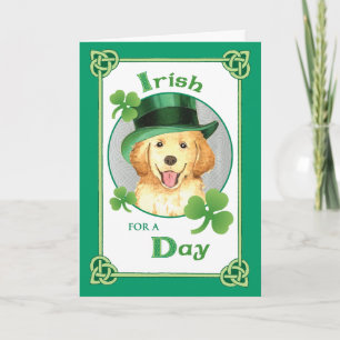 St. Patrick's Day Golden Card